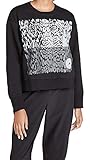 adidas jeremy scott leopard jacket Länge: 58 cm, ab Schulter adidas by Stella McCartney Damen Graphic Sweatshirt - Schwarz - Klein