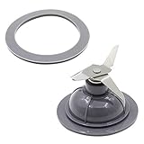 Veterger Replacement Parts Blade with Gasket,Compatible with Black&Decker Blender 14291600, BL1900, BL3900, BL4900, BL5000, BL5900, BL6000, BL9000