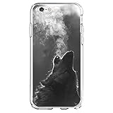 Shark® Smokey Wolf Pattern Animal Case For Apple Iphone 5C