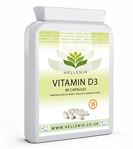 Hellenia Vitamin D3 1000iu - 90 Capsules