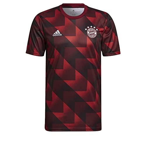 adidas FC Bayern Pre-Match Jersey Men's, Fcb True Red / Team Colleg Burgundy / Bl, S