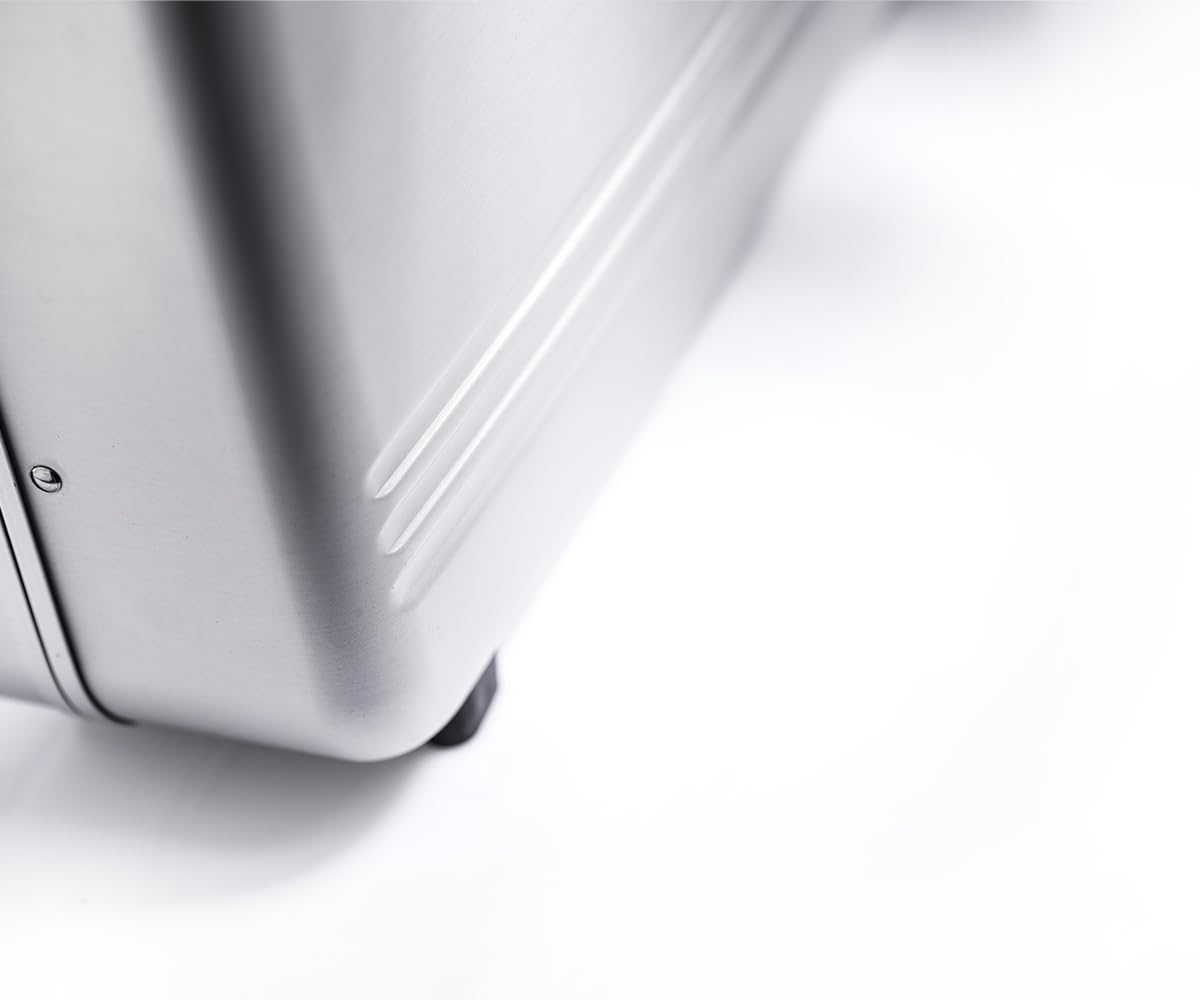 Maletín CW-023 de aluminio de alta calidad, seguro, ligero, duradero, multifuncional, con un divisor y bolsillos para profesionales, viajes y protección de equipos, Silver, Mínimo