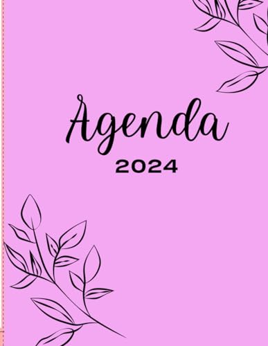 Agenda 2024 con calendario mensual, semanal y anual, de enero a diciembre de 2024, con planilla de gastos y con diario de positividad, agenda de ... a alcanzar tus metas y a ser más feliz