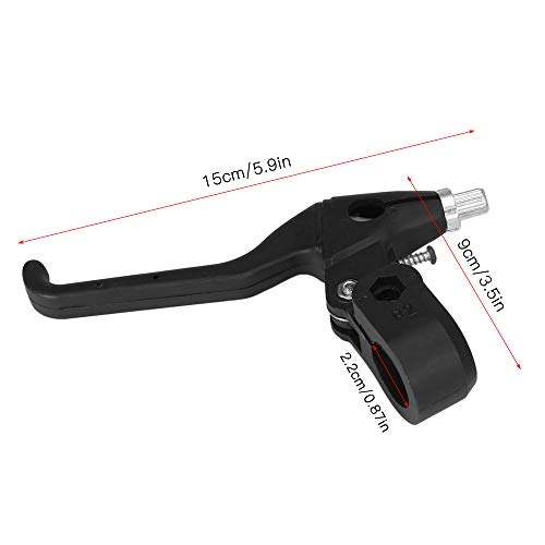 Andoer 2 peças de pinça de freio de bicicleta e alavancas de freio Ciclismo Guiador de embreagem de