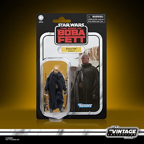 Star Wars The Vintage Collection Boba Fett (Tusken), The Book of Boba Fett Collectible 3.75” Figure, Black, 10 cm - Image 2