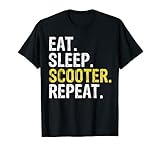 Eat Sleep Scooter Repeat Gift T-Shirt