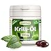 Produktbild Krill-Öl Kapseln, hochdosiert, 500mg - 60 Softgels. Reich an EPA, DHA - gut für Herz, Blutdruck, Blutwerte und Gehirn. OHNE künstliche Zusätze - laborgeprüft. Von Greenfood.