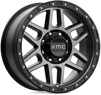 KMC KM544 Mesa Black Machined w/Grey Tint Wheels 20 In 20x9 +18 KM54429088418