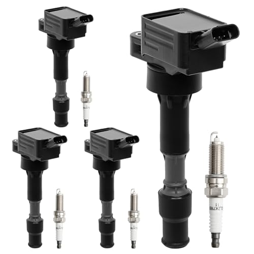 UF816 Ignition Coil Packs & Spark Plugs (Set of 4)