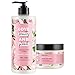 Love Beauty And Planet Body Wash and Scrub Murumuru Butter, Sugar & Rose 16 oz and 9 oz