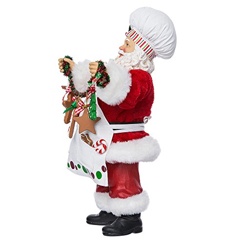 Kurt Adler Fabriche Christmas Chef Santa Figurine, 12-Inch #TOP4