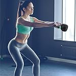 Kettlebell Rocky, Kugelhantel 4kg - 32kg aus massivem Gusseisen mit Pulverbeschichtung, Gewicht aus Cast Iron, Schwunghantel für Dein Krafttraining - Fitnessgerät für Zuhause – Bild 5
