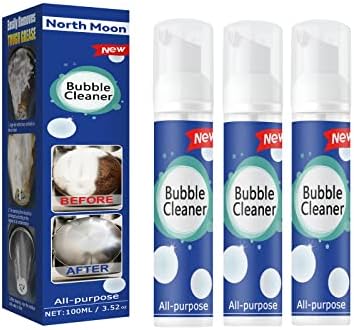 WKHOEOYV Bubble Cleaner，All Purpose Bubble Cleaner Kitchen Deep Cleaning Spray, All-purpose Rinse-free Cleaning Spray(3PC)