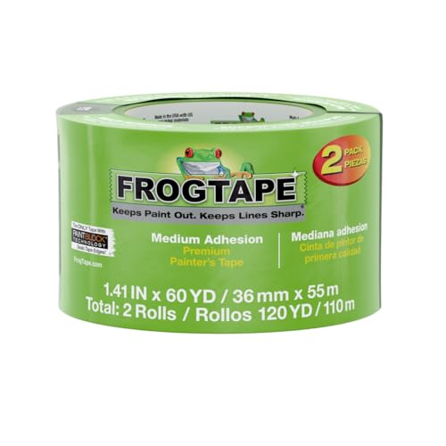 Frog Tape lot de 2 adhésifs 36mm anti-bavure pour bordures nettes