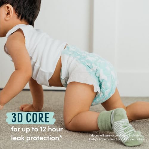 Image of Rascal & Friends Premium Baby Tape Diapers Extra large (XL), 16 Count, Size 5 with 3D core Technology and Wetness Indiactor, 13-18 kg Diapers. Skin friendly and anti rash materials