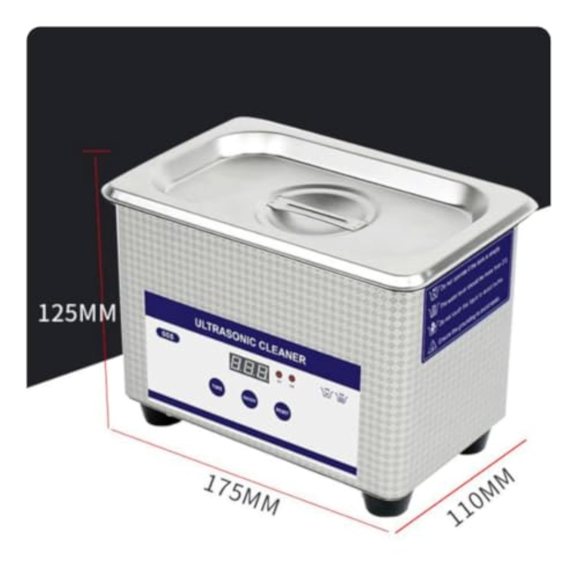Sonication Cleaner with Basket, Digital Display