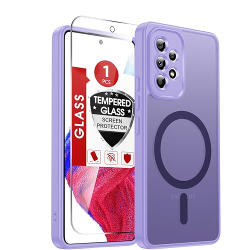 Coque Galaxy A53 5G LeYi mate et translucide avec protection d'écran intégrée