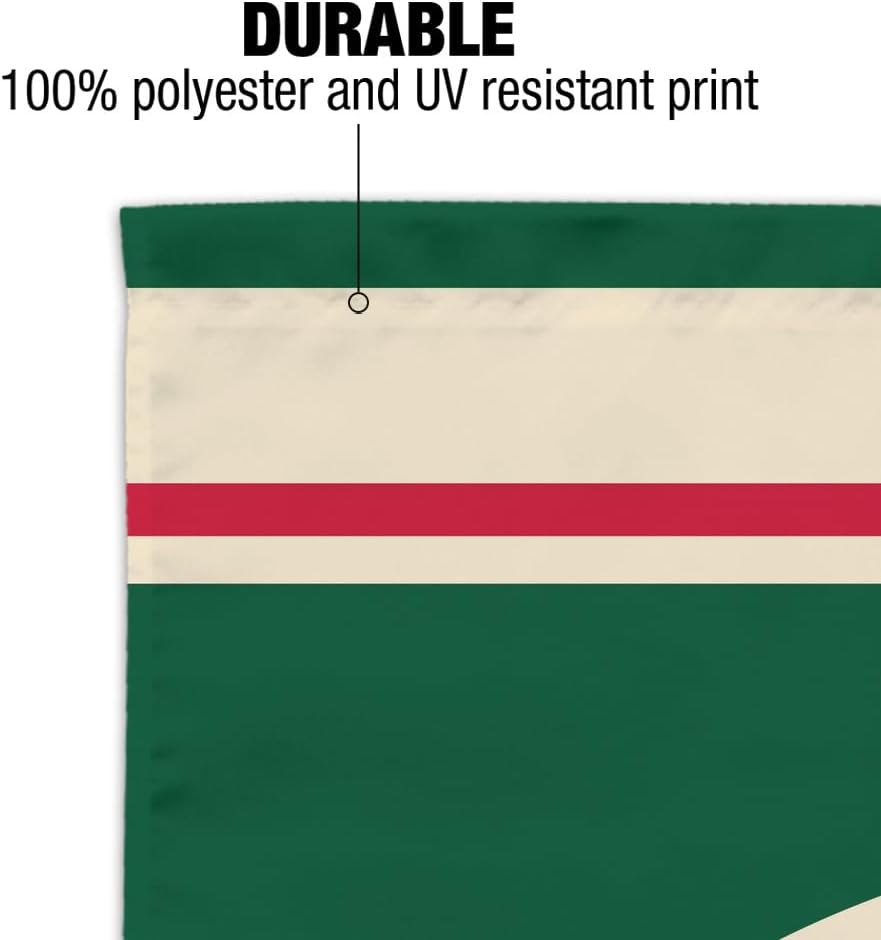 NHL Minnesota Wild Logo Garden Yard Flag