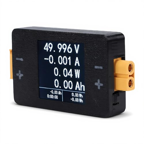 Acogedor RC LiPo �o�b�e���[�d���e�X�^�[�AXT60 �R�l�N�^�t���f�W�^���p���[���[�^�[�A���A���^�C�����j�^�����O�A8-150V 25A