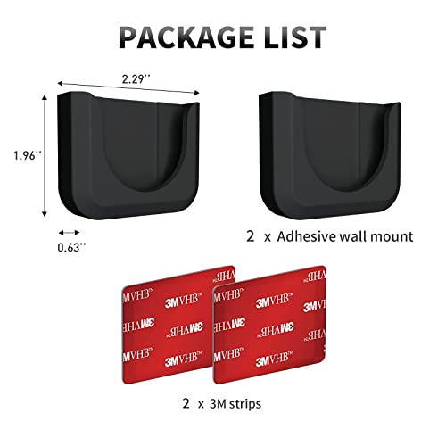 Image of Blink Mini Camera Adhesive Wall Mount Bracket, Strong Adhesive Durable Camera Mount Stand for Blink Mini Indoor Camera, No Drill, No Screws (for Blink Mini-Black)