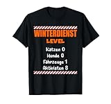 Winterdienst Schneeräumen Bauhof Schnee Streuen Räumen T-Shirt