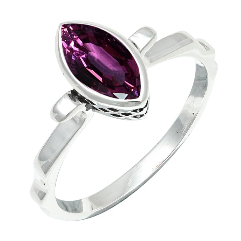 Anillo de chapado en plata hombres y mujeres hecho a mano Ideal regalar Modelo Todos los tamaños joyería Hecho a mano JSR-1235AA