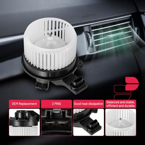 Image of BDFHYK AC Heater Blower Motor Fan 700333 Compatible with Acura Integra, Compatible with Honda Civic CR-V HR-V Odyssey, Crosstrek Impreza Legacy Outback,HVAC Blower Motor Assembly 75113 PM4818