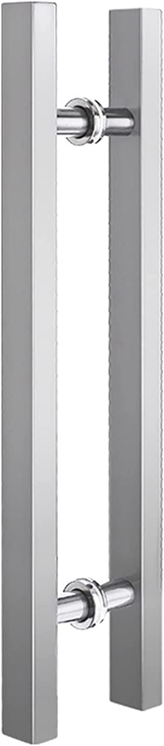 Sliding Door Handle Push Pull Door Handles, Bathroom Lobby Warehouse, Ergonomical Square Doors Handle Hardware, Stainless Steel Commercial Door Handle