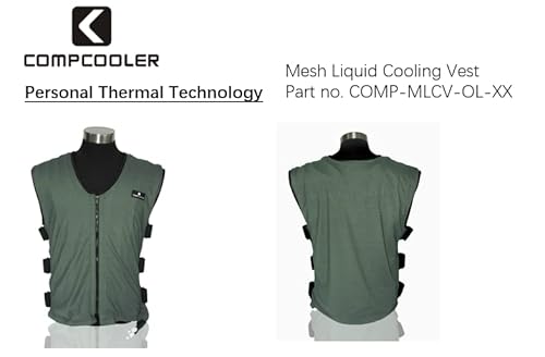 Compcooler Backpack Ice Water Cooling System Includes Mesh Liquid Cooling Vest And Self-Contained Backpack Circulation Unit With 3.0L Detachable Bladder And 7.4V Battery(Xl/Xxl) #TOP4