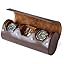 Dark Brown 2 Slot Watch and 1 Slot Cufflink box