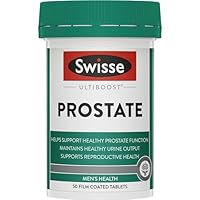 Swisse Ultiboost Prostate - Supports Healthy Prostate Function & Urine Output - 50 Tablets