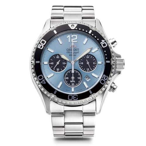 Orient Mako Solar Panda Sky blue Bracelet Type