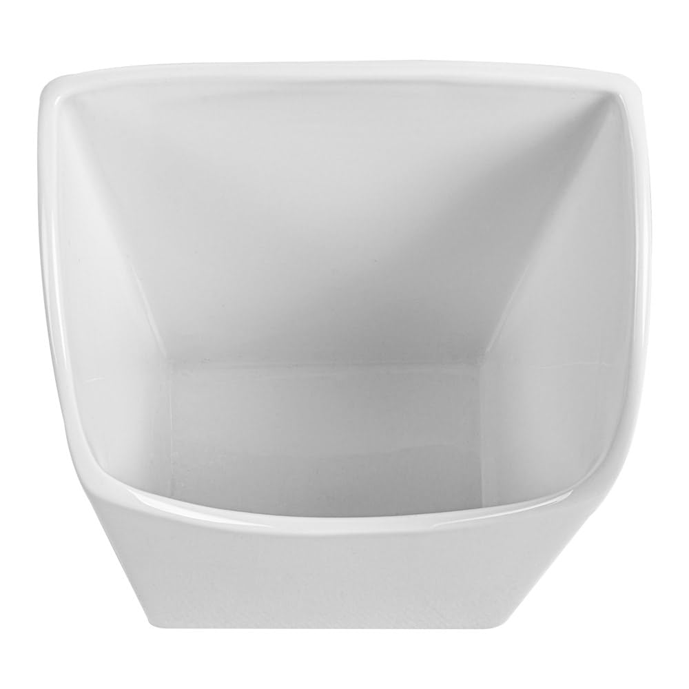 García de Pou 6 unités - Boîte à frites L 13,3 x 9,4 x 14,6 cm Blanc porcelaine