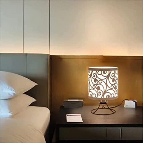 Bedside Table Lamp, Minimalist Small Bedside Lamp, Metal Nightstand Lamp For Bedroom, Black Table Lamp , Nightstand Lamps For Bedroom Living Room, Dorm, Officeoffice( Bulb Included) #TOP6