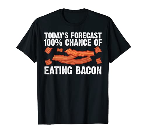 Cool Bacon Art For Men Women Pig Pork Strips Breakfast Food T-Shirt