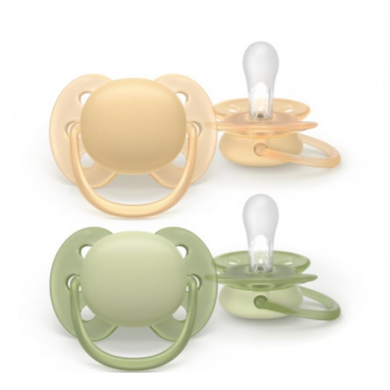Philips Avent Ultra Soft Silicone Dummy (18 Months+), Sensitive Skin, 2 Count