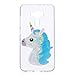 Produktbild ASUS ZenFone 3 ZE552KL Hülle, CaseLover Einhorn Silikon TPU Case Cover für ASUS ZenFone 3 ZE552KL Flüssige Sande Rückseitige Abdeckung Clear Crystal Schutzhülle Flowing Sparkles Case 5.5", Blau