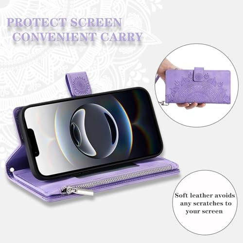 Coque pour iPhone 16e Violet Asuwish DKTTQB protection antichoc élégante - 2