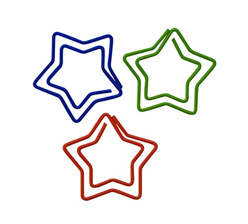 Baumgartens Paper Clips 20/Pkg, Stars