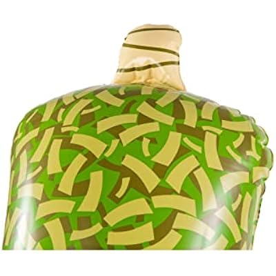 Jumbo Green Grass Inflatable Noodle، Funny Pool Noodle Floats for Adults، Ridiculous Pool Party Decor