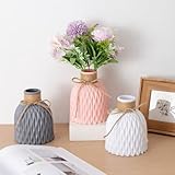 Matériau : fabriqué en matériaux, le vase en plastique est durable.