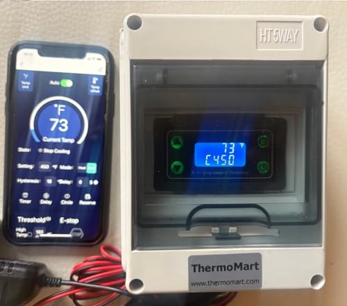 WiFi BBQ Temperature Controller Charcoal Wood Grill Smoker Waterproof Plug and Play Smart Pit Fan+12VDC +Timer