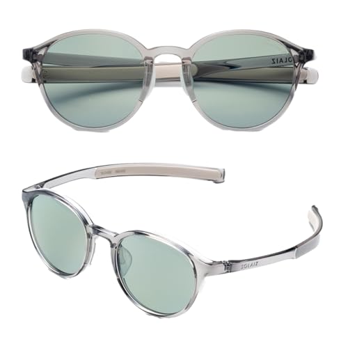 光サングラス アイ&目元スキンケア「SOLAIZ OUTDOOR」ボストンモデル SLD-002 OUTDOOR SMOKE/偏光GRYレンズ (スモーク/偏光グレーレンズ) 1本 [サングラス 伊達メガネ ボストン メンズ レディース 男女兼用 ユニセックス 紫外線対策 UVカット率99.9% アウトドア ] [D-17202_01]