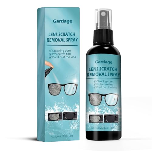 Gartiage Eyeglass Scratch Remover for Lenses, Eyeglass Cleaner Spray, Glasses Lens Scratch Remover for Eyeglasses, Sunglasses Cleaning Kit (1PCS)