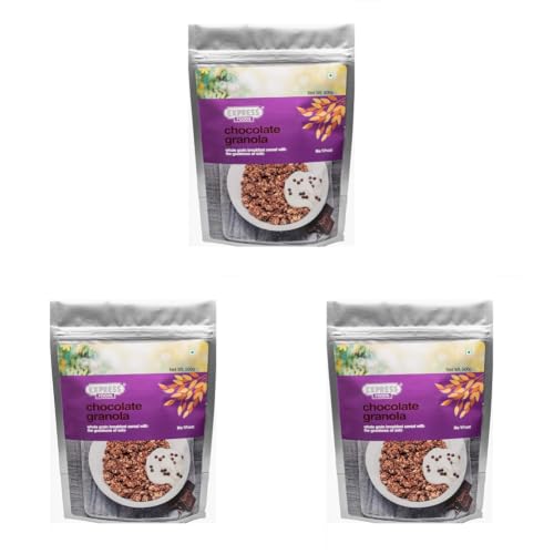 Image of Express Foods Chocolate Granola, 500g (Pack of 3)