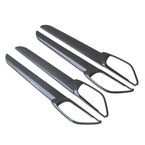 Kadore For Mazda Cx5 Cx-5 2017-2021 2022 2023 Carbon Fiber Style Interior Door Handle Bowls Frame Cover Trim 4-Pc #TOP4