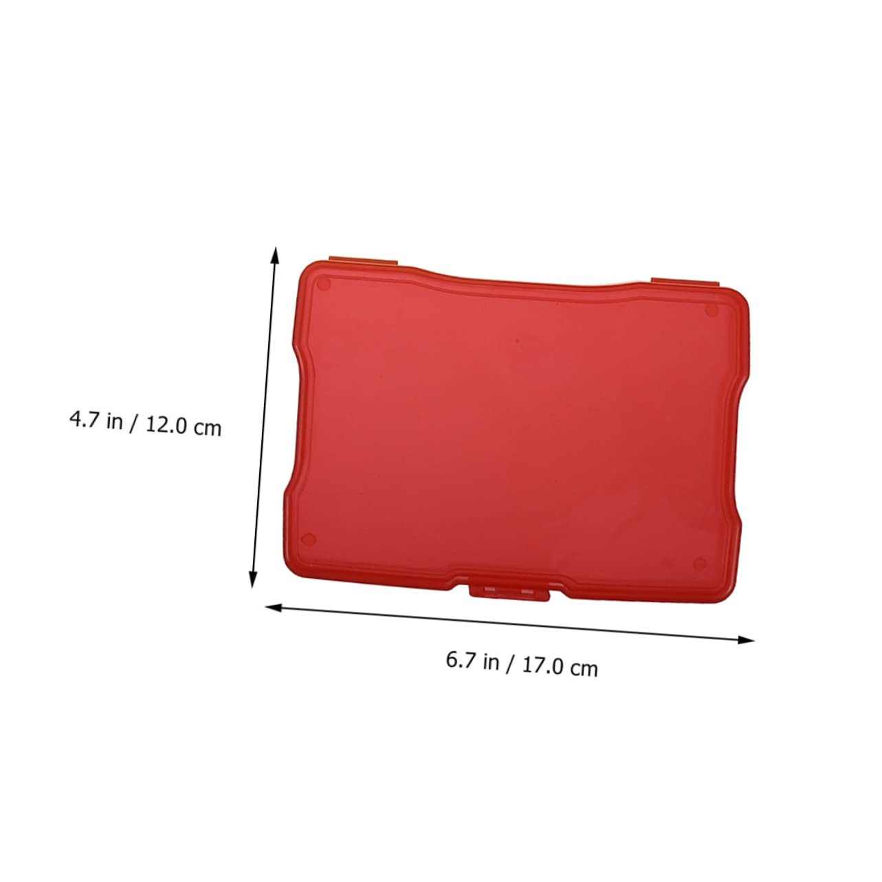 Housoutil Boîtes de Rangement en Plastique Amovibles Lot de 10 Couleur Aléatoire Design Simple et Généreux pour Photos et Cartes Postales pour Bureau ou Étagère