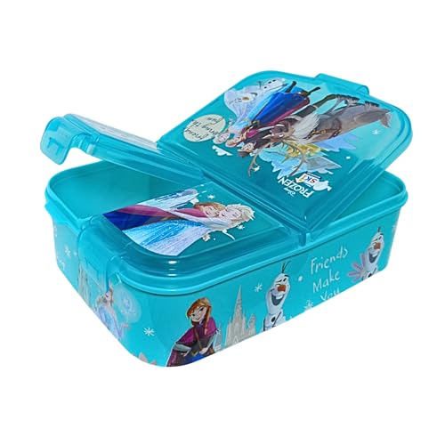 SKI 3 Partition Lunch Box for Kids with Removeable Lid | 3 Grid T...