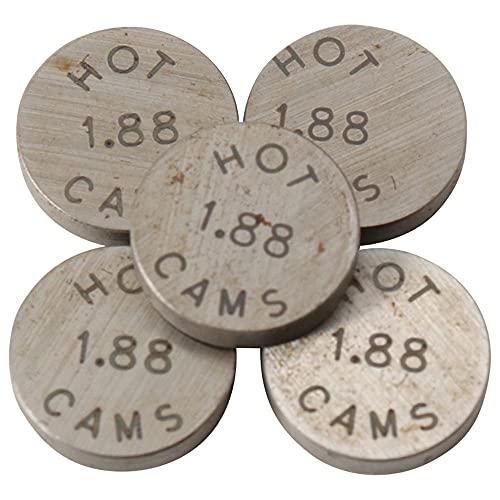 Hot Cams 1.88mm 5 Piece Shim Kit 5PK890188 for KTM 250 SX-F, XC-F, 450 SX-F, XC, XC-F, SX, 505 SX-F, XC-F, SX, 525 XC Dirt Bikes