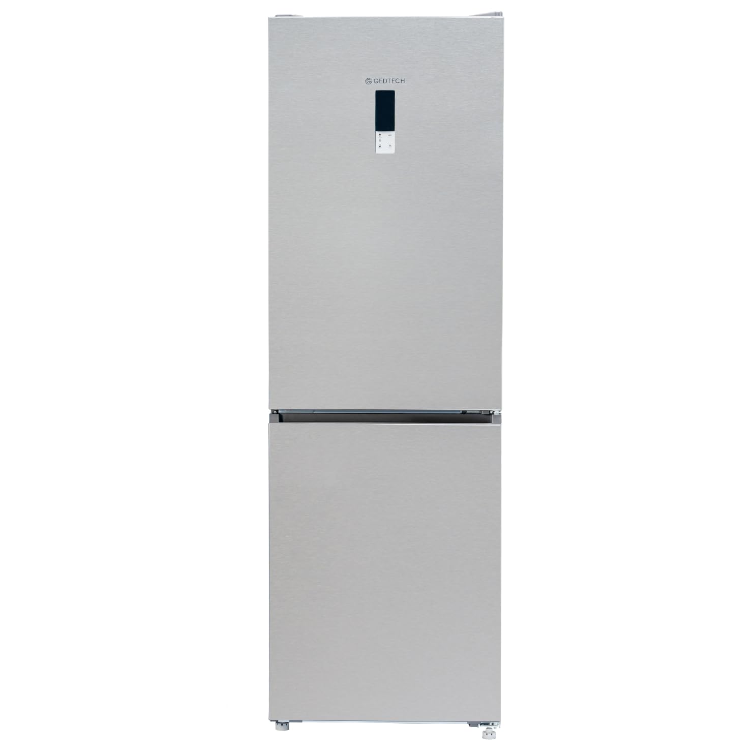 GEDTECH Réfrigérateur combiné GCB409NFIX congélateur bas 409L (267L + 142L) - No Frost (Pas de Givre) - Inox
